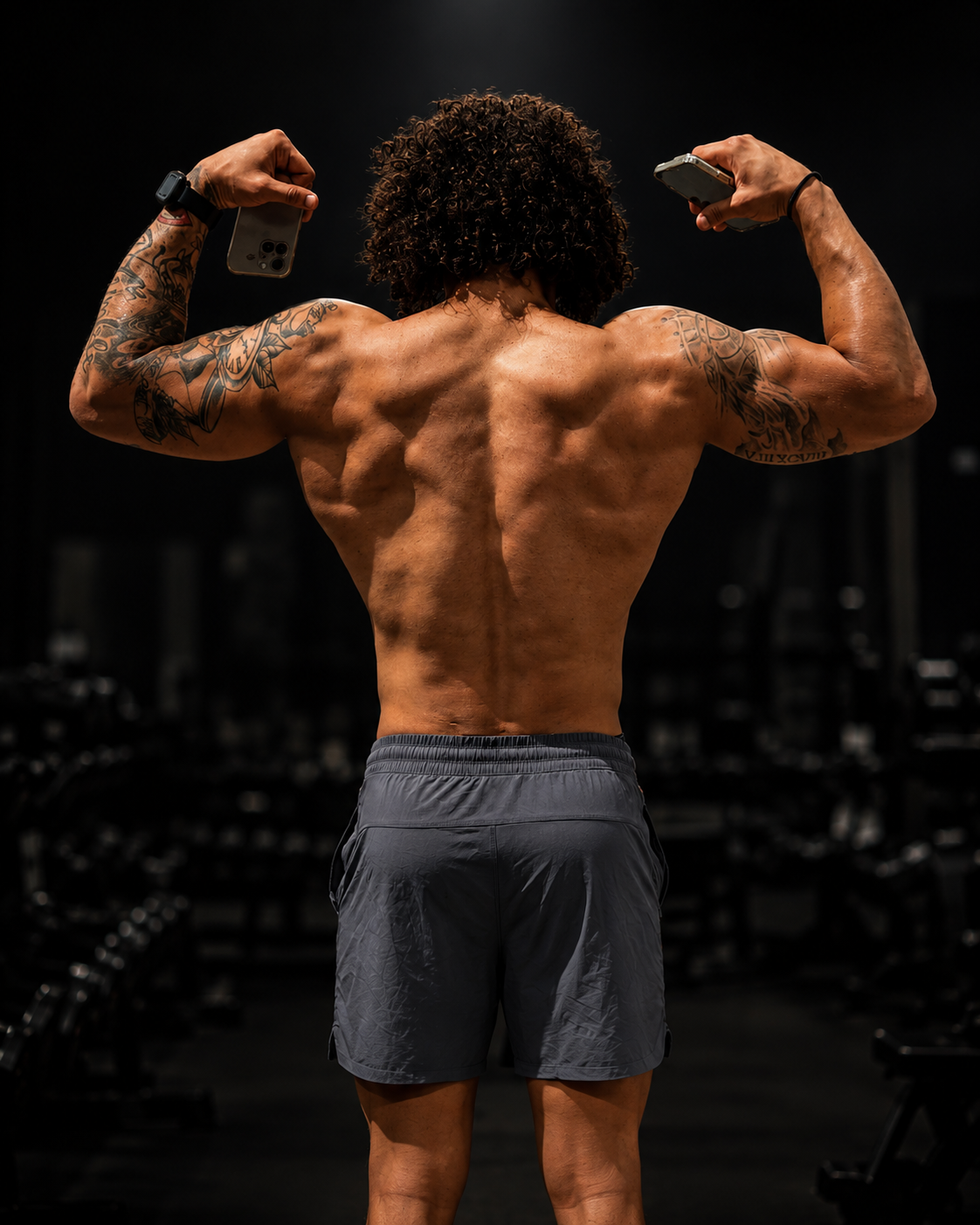 Coach Vonn showing his physique